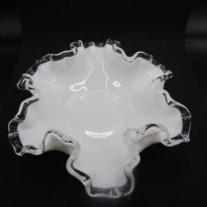 Silver Crest Ruffled Candy Dish